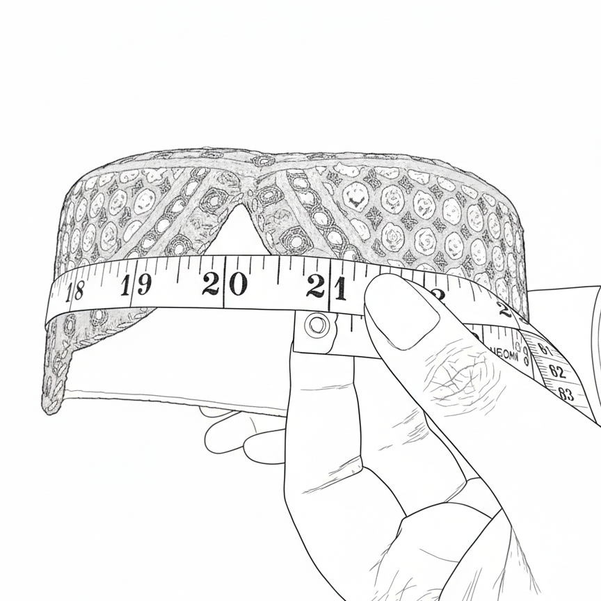 Small Sindhi Topi for Kids & Adults – Handcrafted Traditional Cap