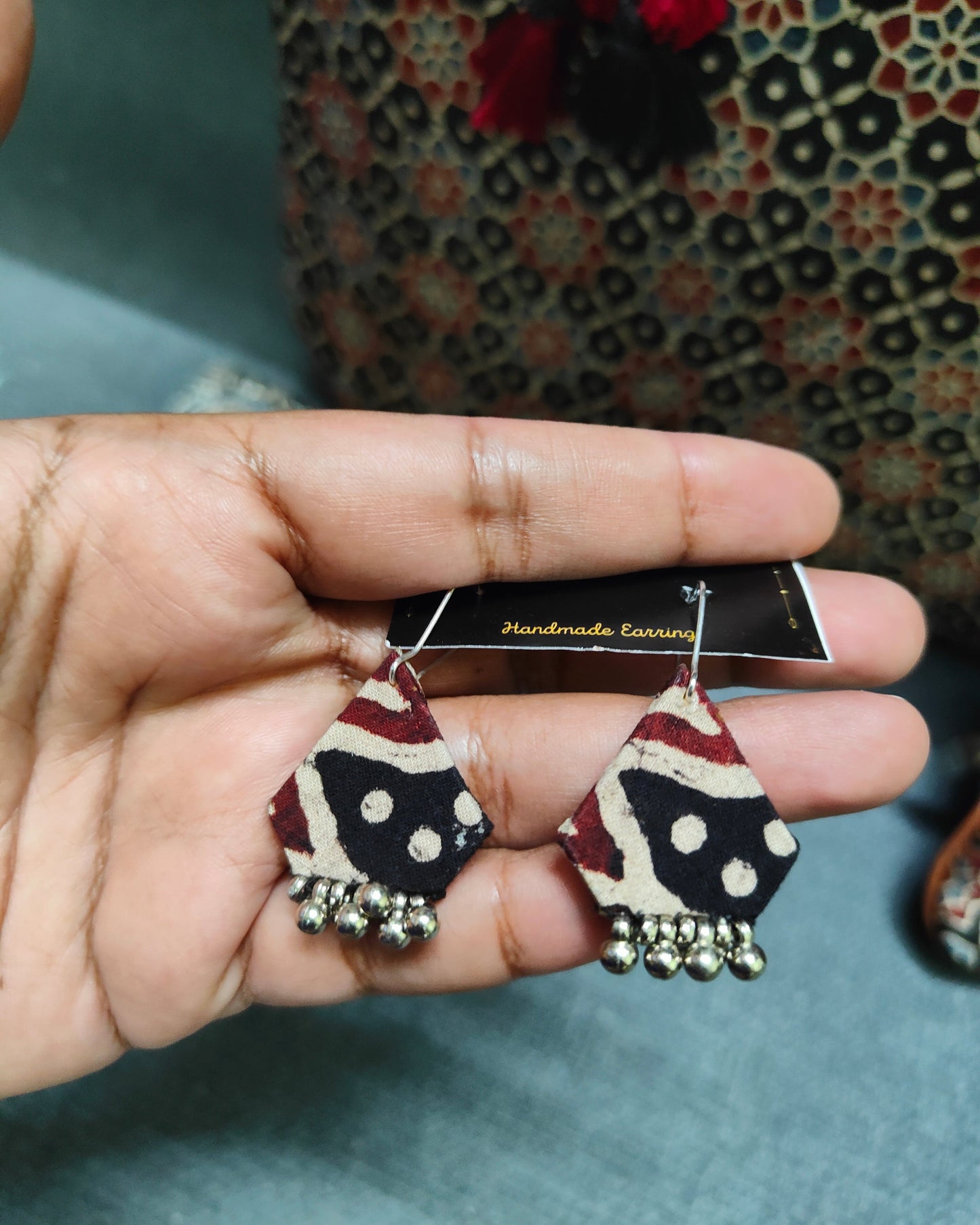 Handcrafted Ajrakh Bag Combo – Ethnic, Eco-Friendly & Festive Gift Set