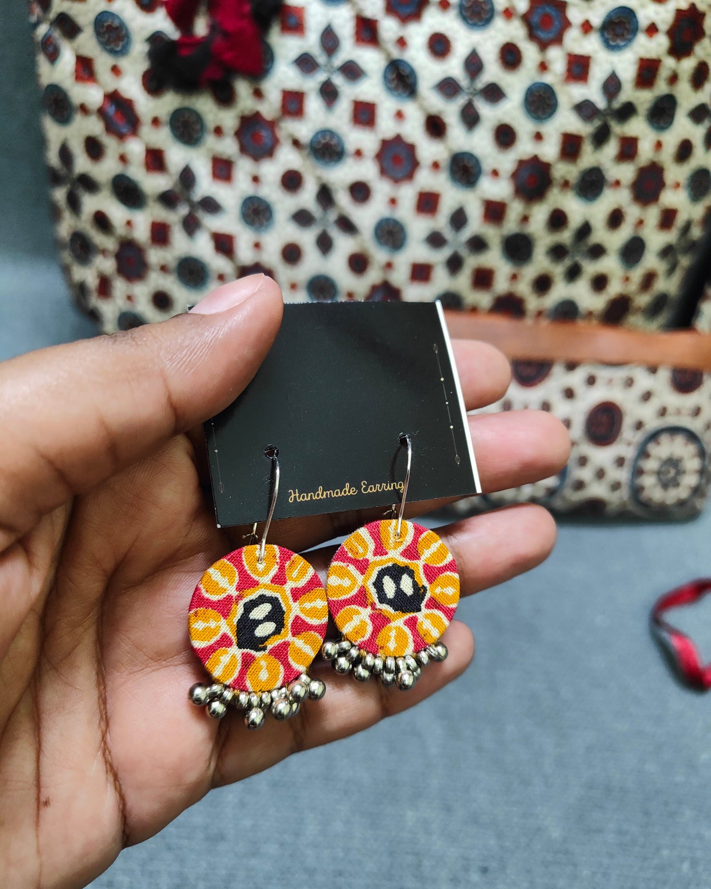 Handcrafted Ajrakh Bag Combo – Ethnic, Eco-Friendly & Festive Gift Set