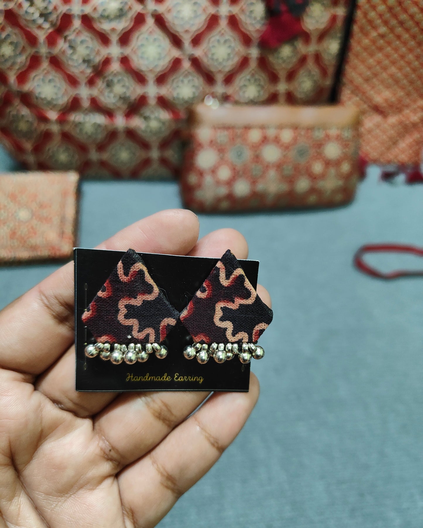 Handcrafted Ajrakh Bag Combo – Ethnic, Eco-Friendly & Festive Gift Set