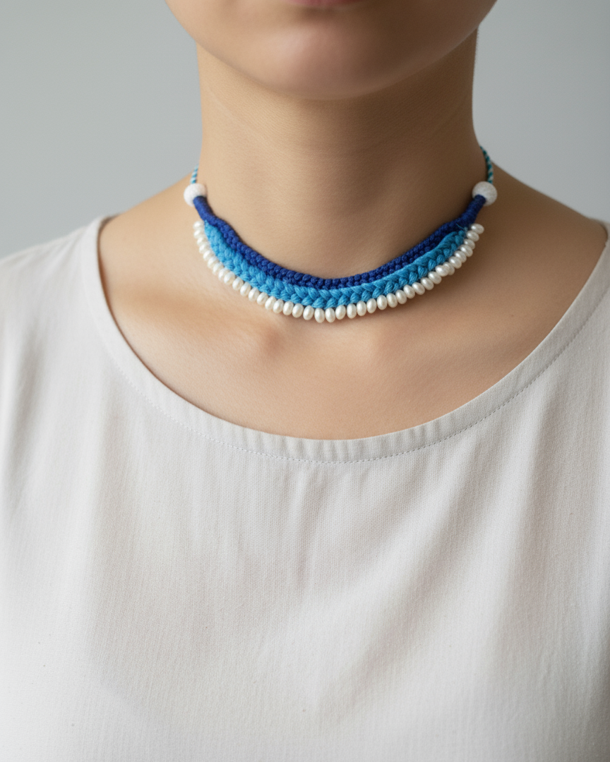 Handmade Pearl Necklace | Boho Coastal Jewellery – Lakshira Trends