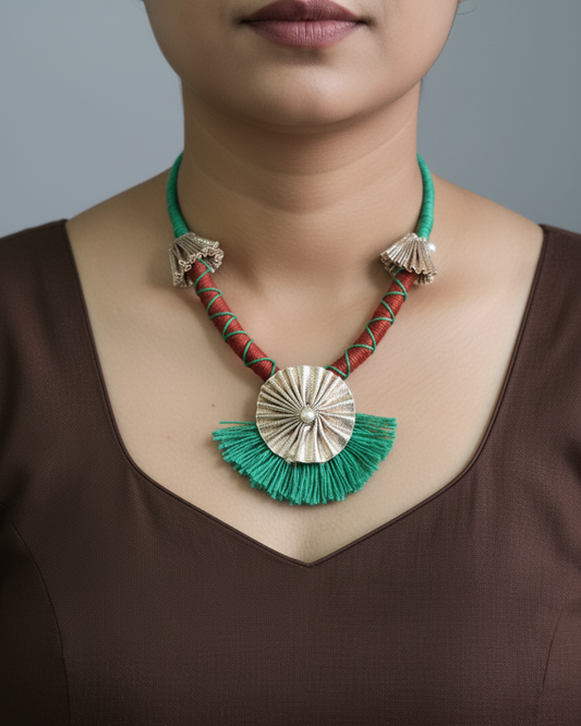 Handmade Boho Tassel Necklace – Ethnic Statement Jewellery
