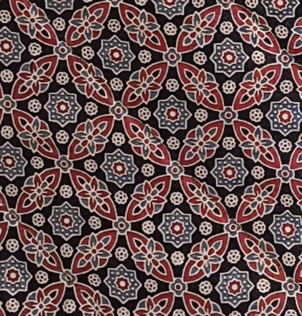 Ajrakh Mashru Silk Tote Bag – Handcrafted & Sustainable