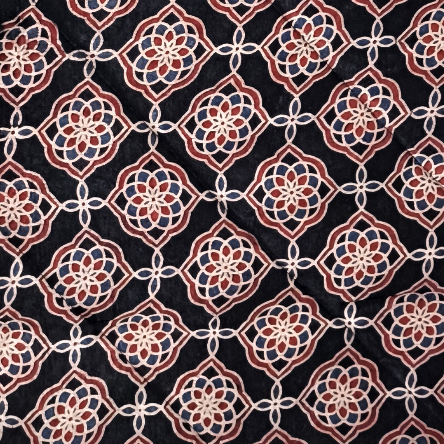 Ajrakh Mashru Silk Tote Bag – Handcrafted & Sustainable