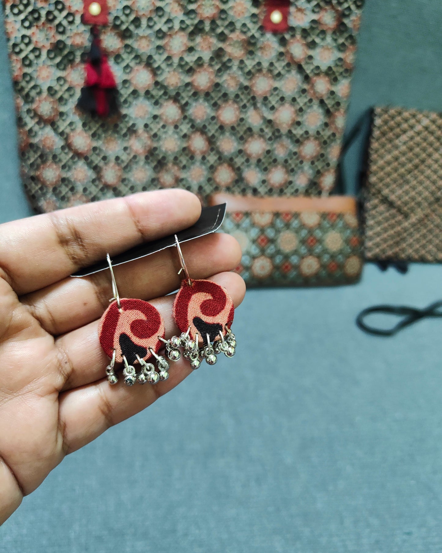 Handcrafted Ajrakh Bag Combo – Ethnic, Eco-Friendly & Festive Gift Set