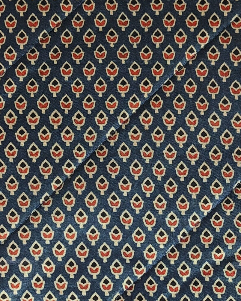 Ajrakh Mashru Silk Tote Bag – Handcrafted & Sustainable