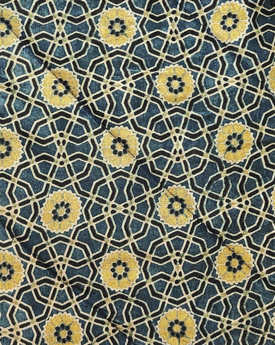 Ajrakh Mashru Silk Tote Bag – Handcrafted & Sustainable