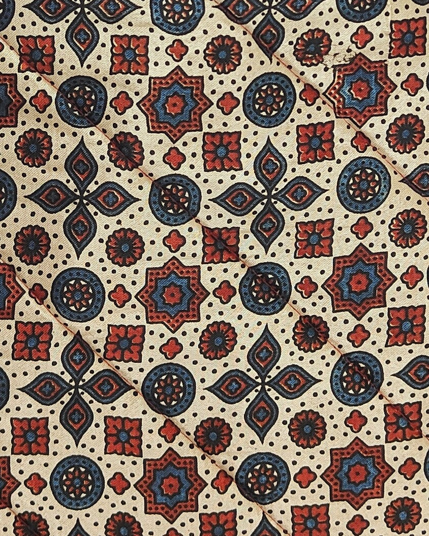 Ajrakh Mashru Silk Tote Bag – Handcrafted & Sustainable