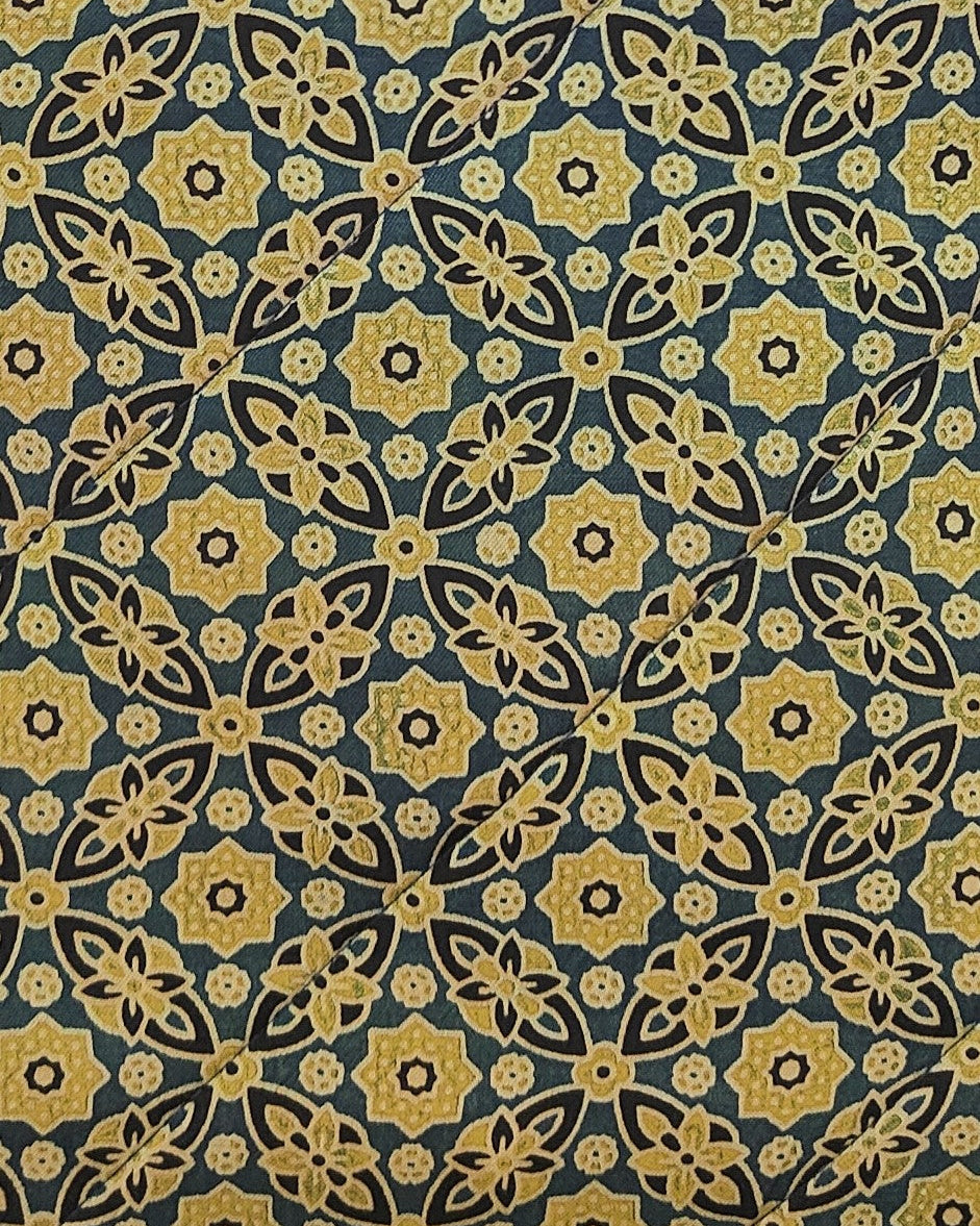 Ajrakh Mashru Silk Tote Bag – Handcrafted & Sustainable