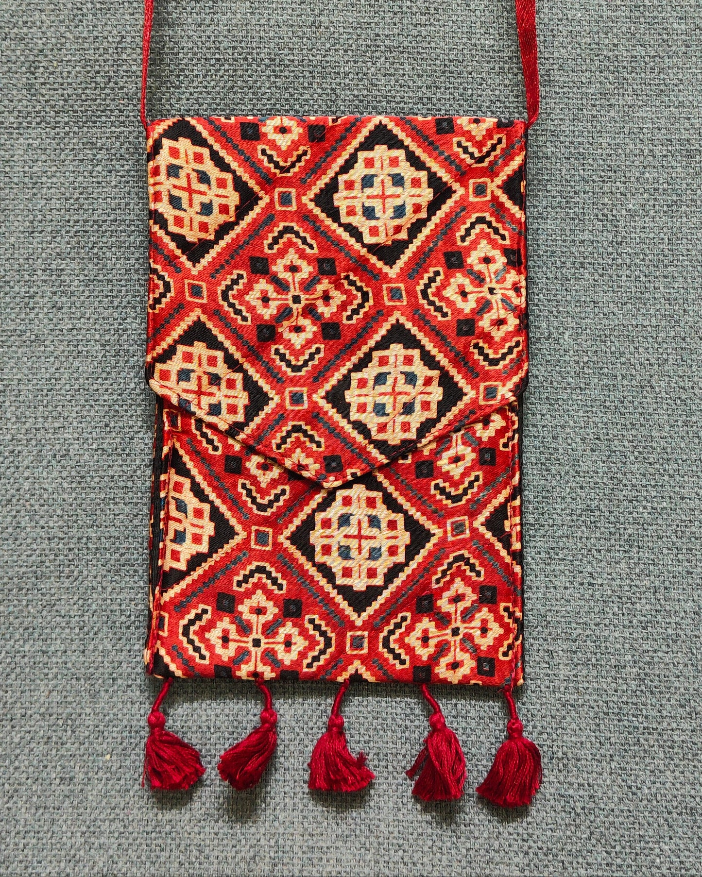 Handcrafted Mobile Sling Bag