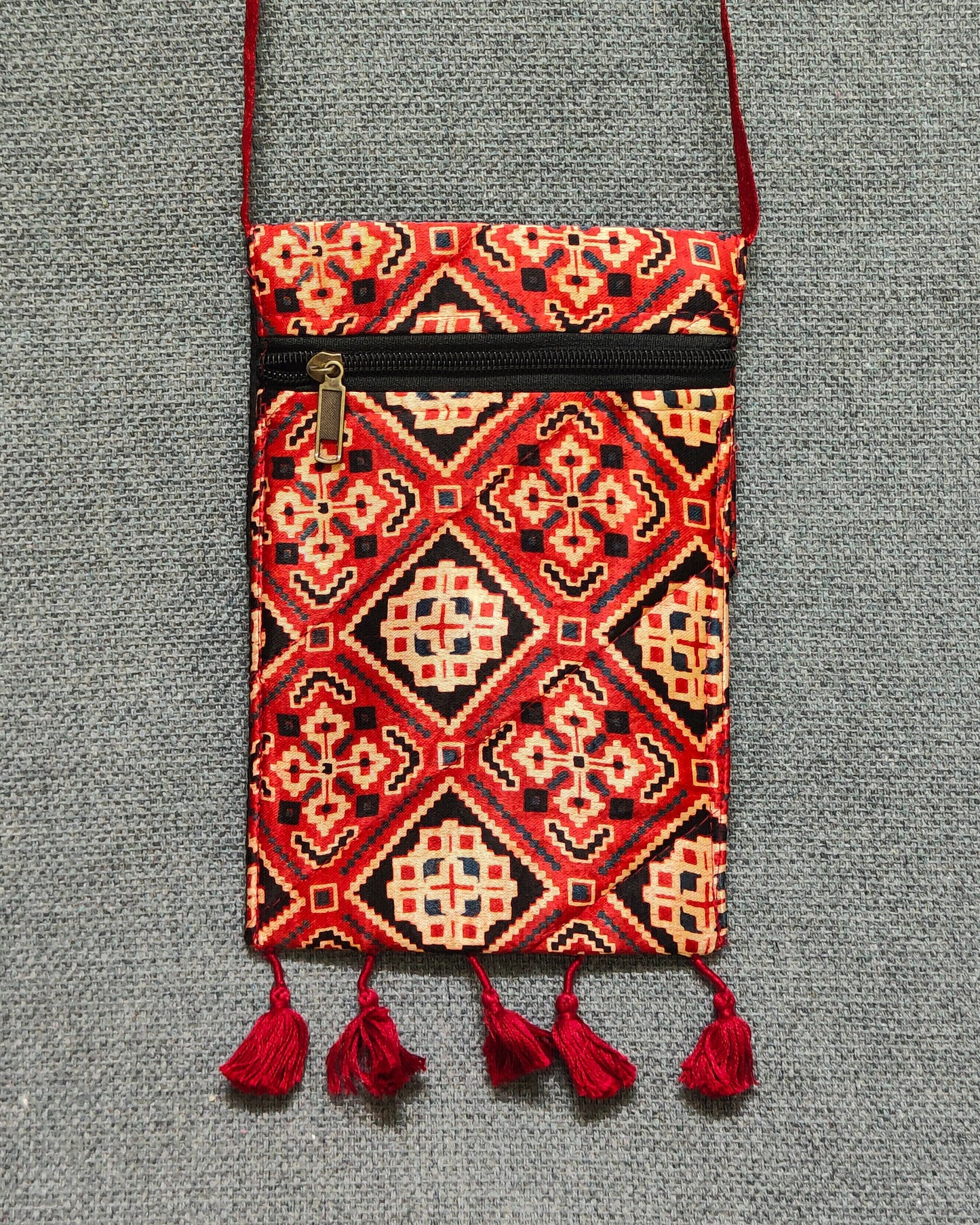 Handcrafted Mobile Sling Bag
