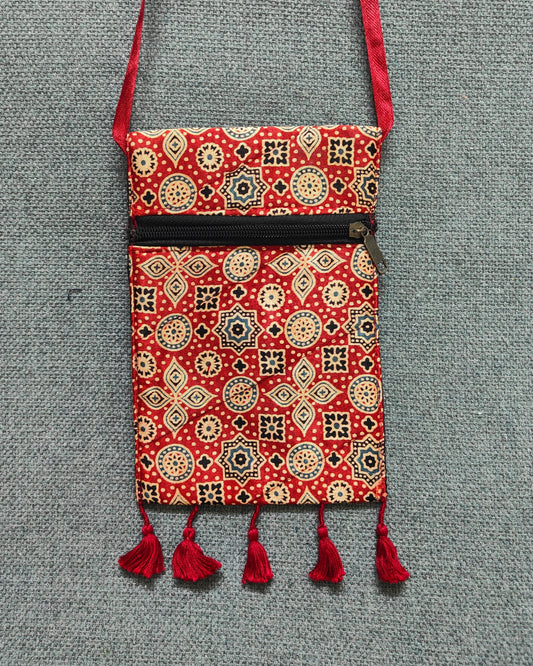 Handcrafted Mobile Sling Bag