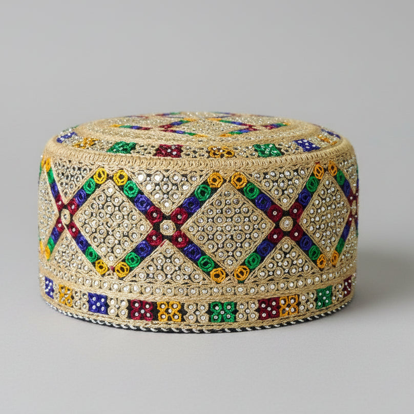 Sindhi Topi – Handcrafted Traditional Cap