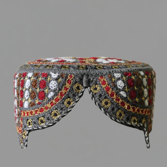 Small Sindhi Topi for Kids & Adults – Handcrafted Traditional Cap