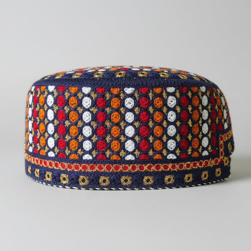 Small Sindhi Topi for Kids & Adults – Handcrafted Traditional Cap